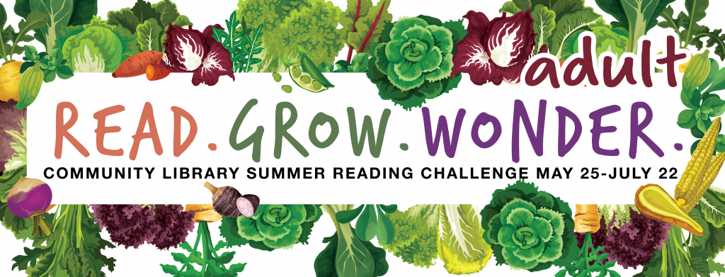 Click to join us in a Summer Reading Challenge for Adults.